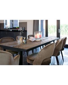 Herringbone Oak Dining Table 200cm