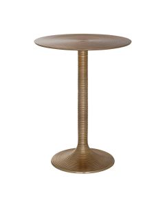 Dexter Gold Pedestal Side Table