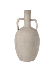 Vase Athena Ceramic Grey H.30.5cm