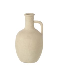 Vase Athena Ceramic Sand H.23.5cm