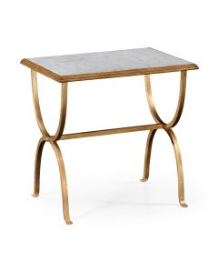 glomis√É¬© & silver iron rectangular side table
