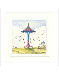 Carousel and Lemonade by Catherine Stephenson - Framed Print
