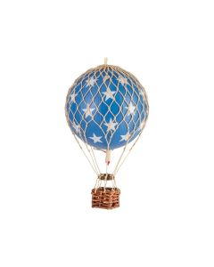Floating The Skies Small Hot Air Balloon Blue Stars