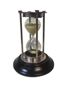 Silver 30 Minute Hourglass Timer