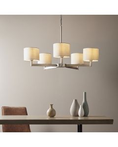 Frome Pendant Light Nickel Taupe