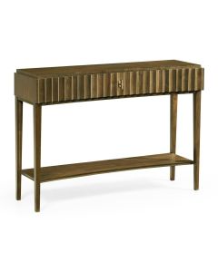 Console Table with Drawer Reeded