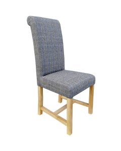 Rollback Dining Chair Windermere in Harris Tweed
