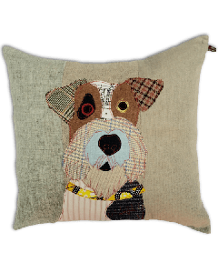 Carola Van Dyke Freddy The Fox Terrier Cushion