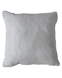 Cushion Polar in Faux Fur Silver