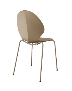 Dining Chair Basil in Beige Nougat
