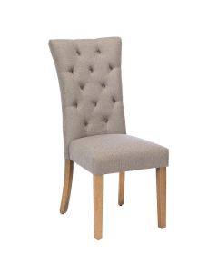 Broadway Grey Button Back Dining Chair