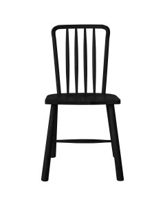 Dining Chair Nordic in Black Oak Set of 2