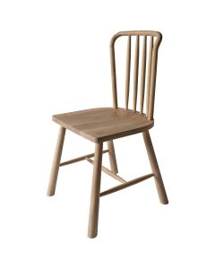 Nordic Dining Chair in Washed Oak Set of 2