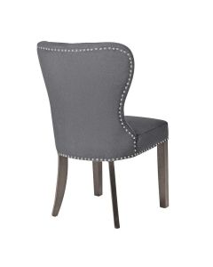 Pavilion Chic Dining Chair Sameer with Grey Button Back