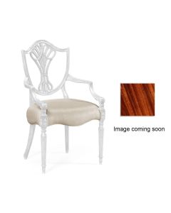 Dining Chair with Arms Sheraton in Antique Mahogany