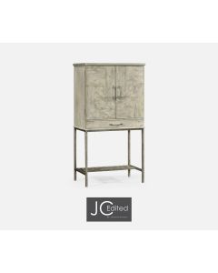 Jonathan Charles Drinks Cabinet Parquetry - Grey Acacia Wood