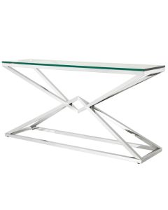 Eichholtz Console Table Connor - Polished stainless steel