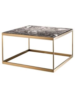 Eichholtz Side Table La Quinta Square with Grey Marble Top
