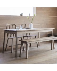 Extendable Dining Table Nordic in Oak