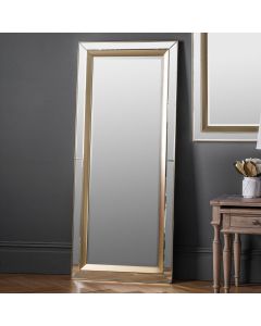 Floor Mirror Tintern - Gold Inlay