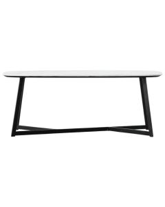 Charlotte White Marble Effect Coffee Table