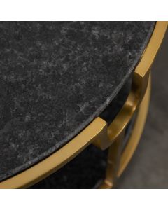 Huntington Black Granite Coffee Table