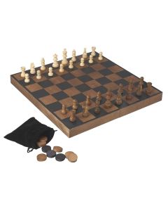Mango Wood Chess Set 40x20x7cm