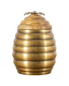 Candle with Bee Lid