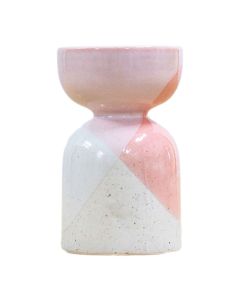 Dallas Pink Candle Holder Small