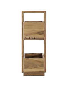 And Relax Wooden Bathroom Caddy