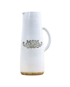 Alyssa Large Country White Pitcher