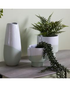 Asher Small Green Plant Pot