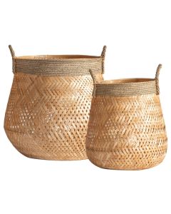 Beno Set of 2 Bamboo Baskets