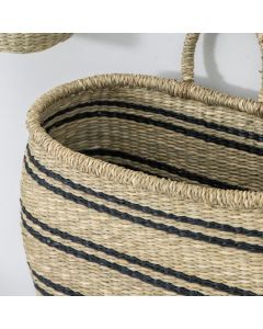 Congo Set of 3 Seagrass Wall Baskets