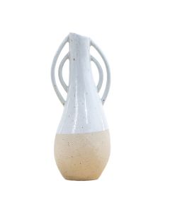 Abigail White Glaze Vase Large