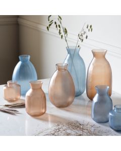 River Brown Glass Vase Mini