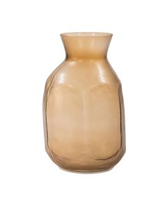 River Brown Glass Vase Small
