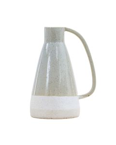 Aydin Medium Light Grey Porcelain Vase