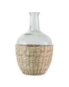Kendal Large Bottle Vase with Water Hyacinth