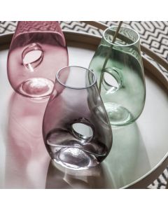 Maya Grey Glass Vase