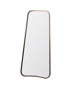 Leaning Floor Mirror Frona with Gold Frame