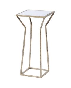 Side Table Mylas With Mirrored Top Small Square