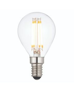 E14 LED Filament Golf Bulb Clear