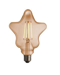Star LED Filament Bulb Amber