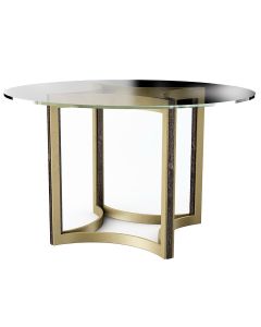 ReMix Glass Top Table 48"