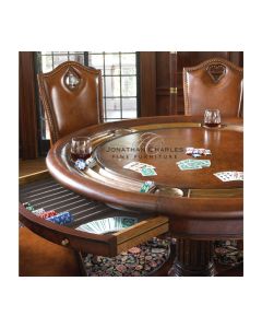 Georgian Round Poker Table
