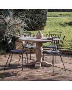 Lindale Round Teak Outdoor Dining Table