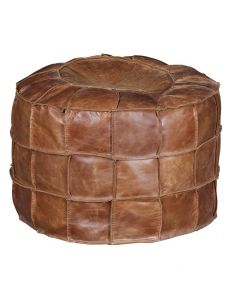 Drum Bean Bag in Leather