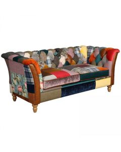 Rutland Harlequin Patchwork 2 Seater Sofa