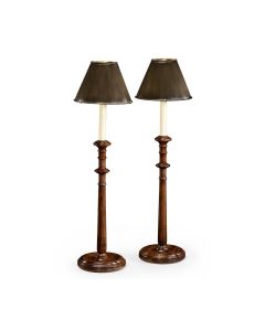 Table Lamps Cottage Set of 2 - Walnut